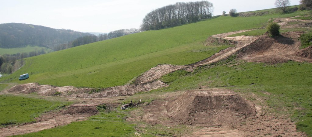 panorama du mountainboard park de fecamp