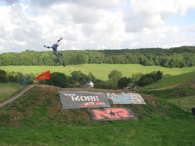 Tim en shifty sur le big air