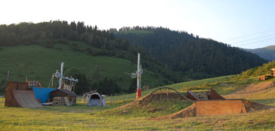 photo du park freestyle mountainboard de Payolle