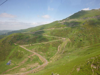 tracé de la descente du psychoride