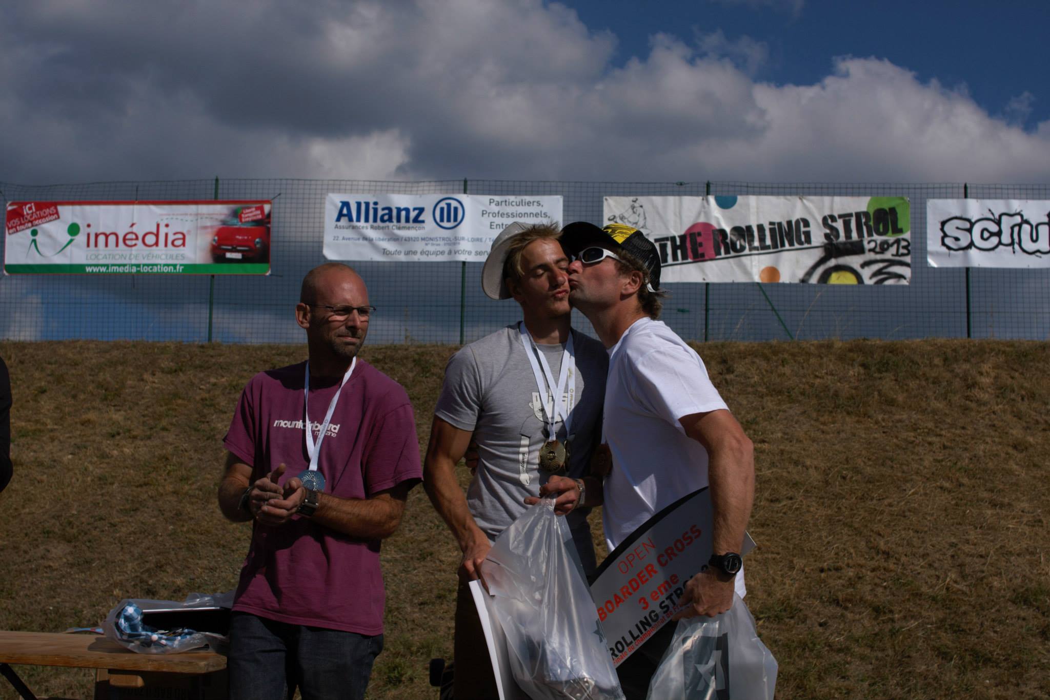 Podium boardercross