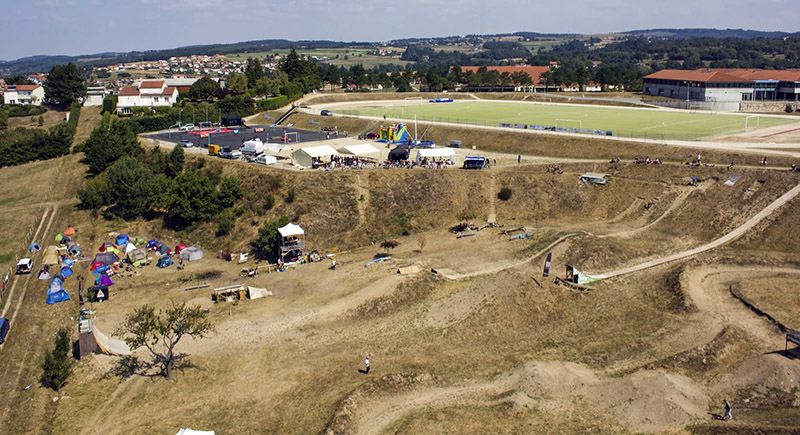 Vue aerienne du Rollin Strol 2013